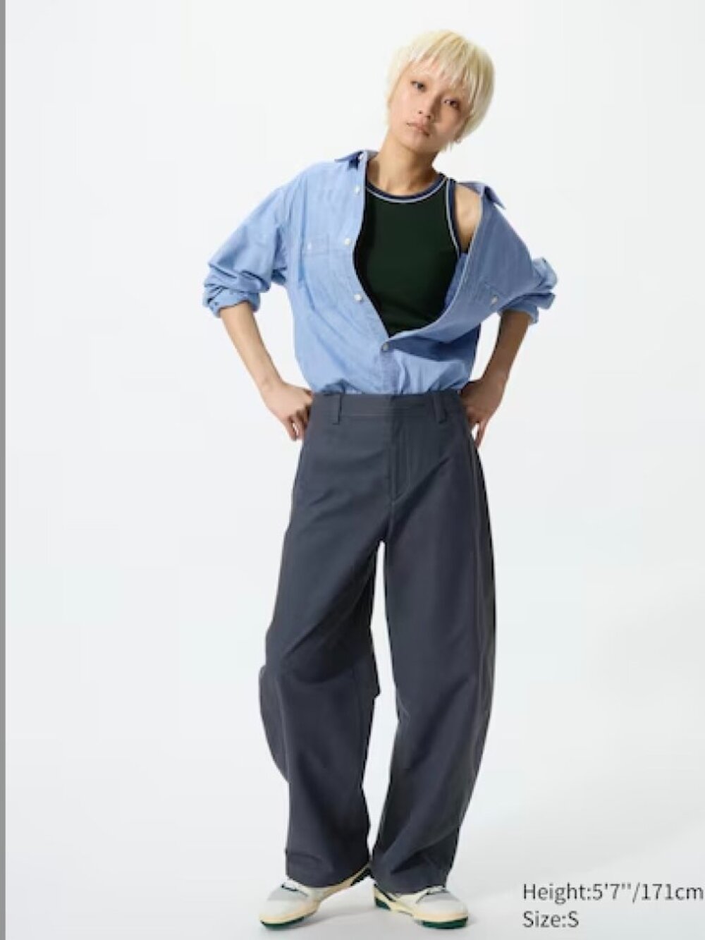 NWT: UNIQLO Women's Jersey Barrel Pants 08 Dark Gray Size XS